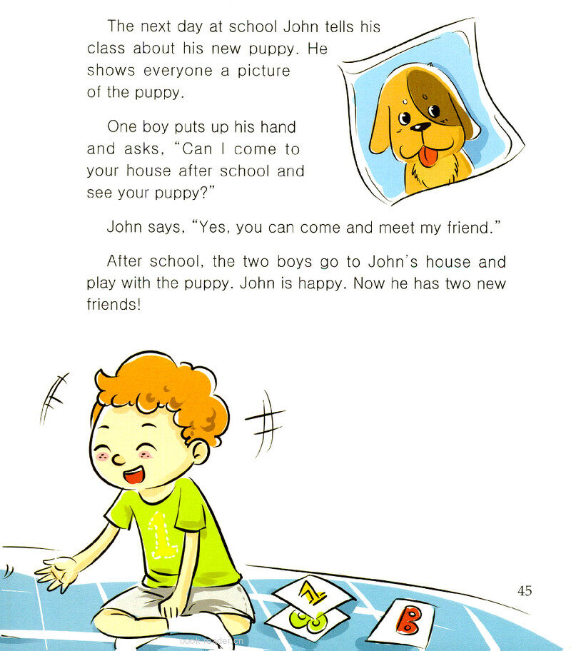 New School Friend绘本故事第3页