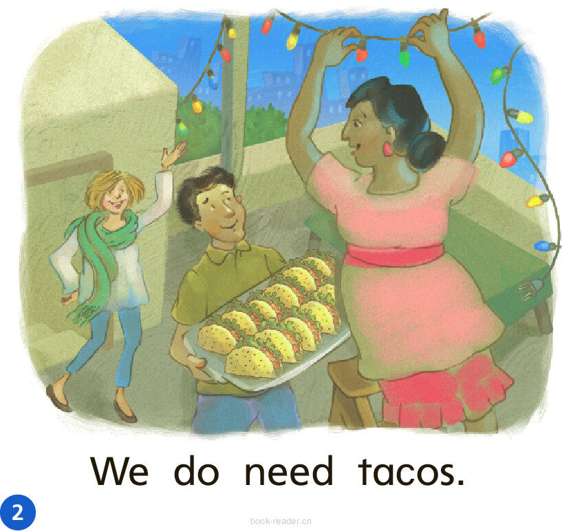 GK On U04W2 Neighborhood Party绘本故事第3页