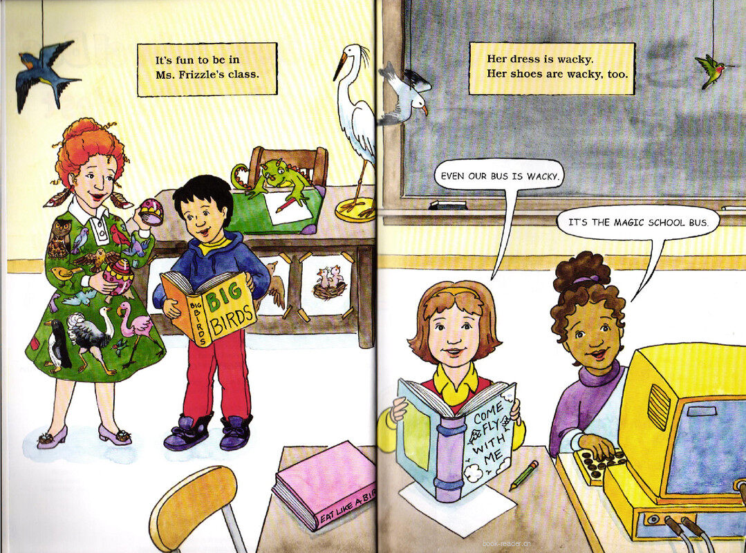 Magic School Bus Flies from the Nest绘本故事第3页