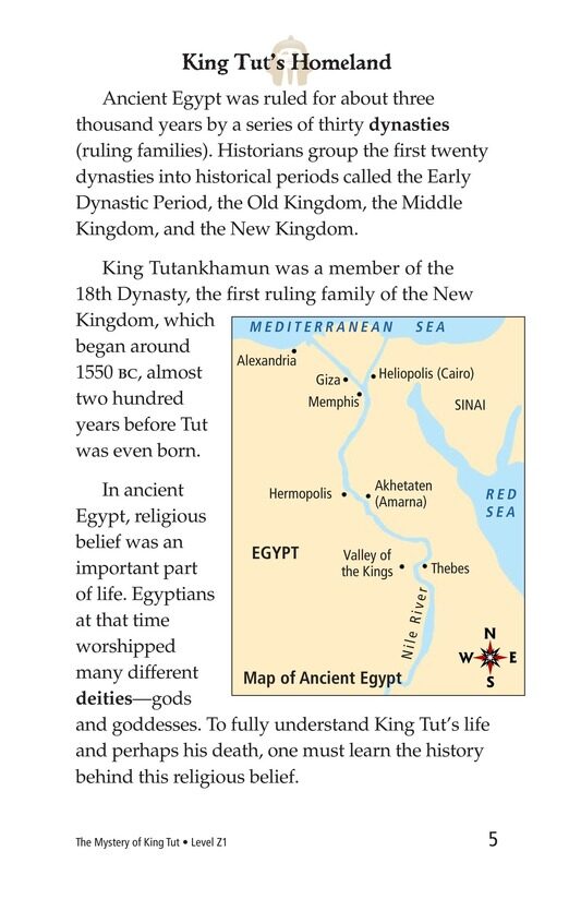 The Mystery of King Tut绘本故事第4页