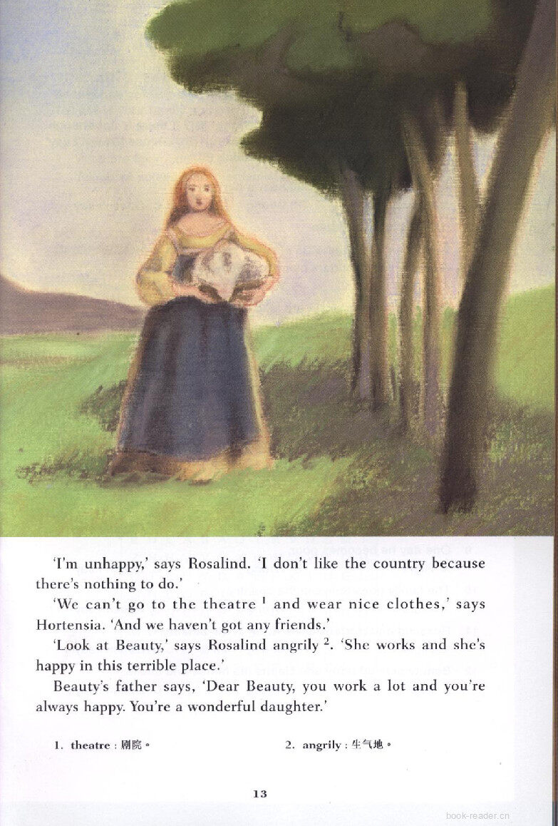 Beauty and the Beast绘本故事第5页