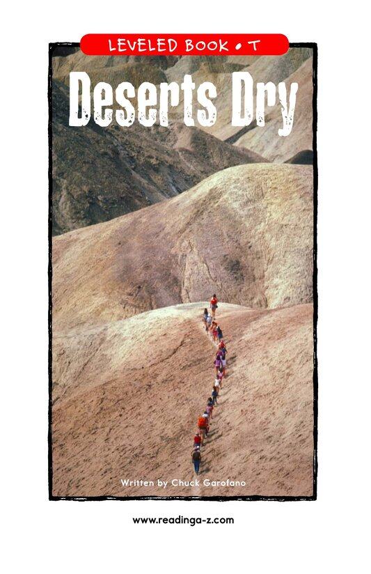 Deserts Dry绘本故事第2页