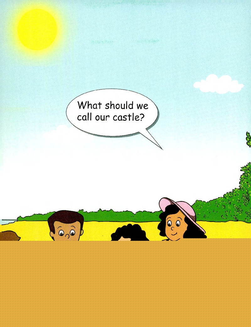 A Day at the Beach绘本故事第3页