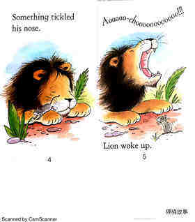 The Lion and the Mouse绘本故事第4页