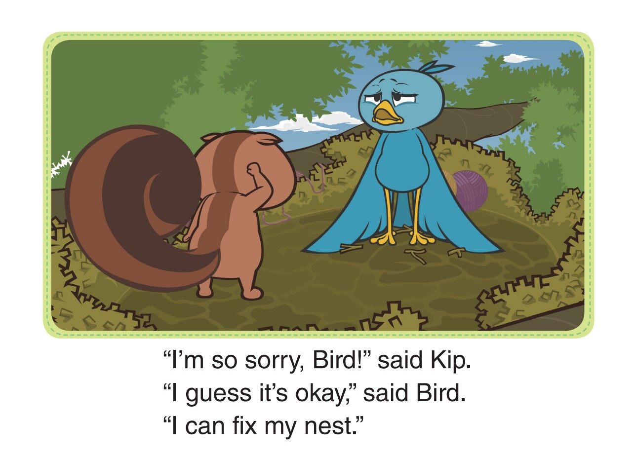 Fixing Bird's Nest绘本故事第2页