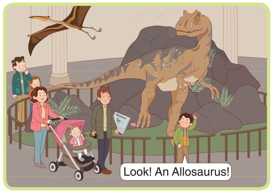 Dinosaurs!绘本故事第2页