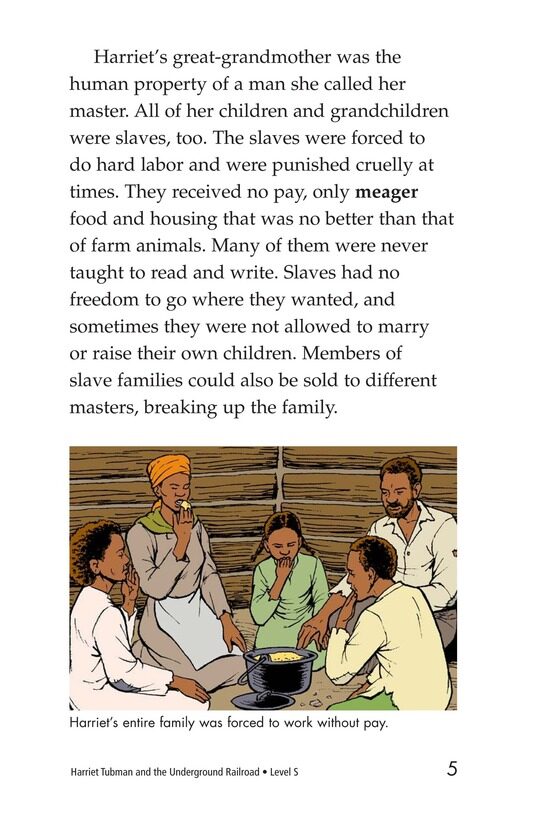 Harriet Tubman and the Underground Railroad绘本故事第4页