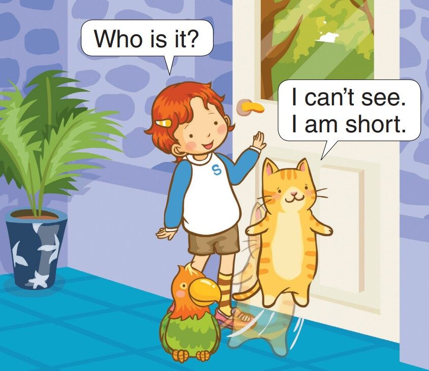 She Is Tall and Old绘本故事第3页