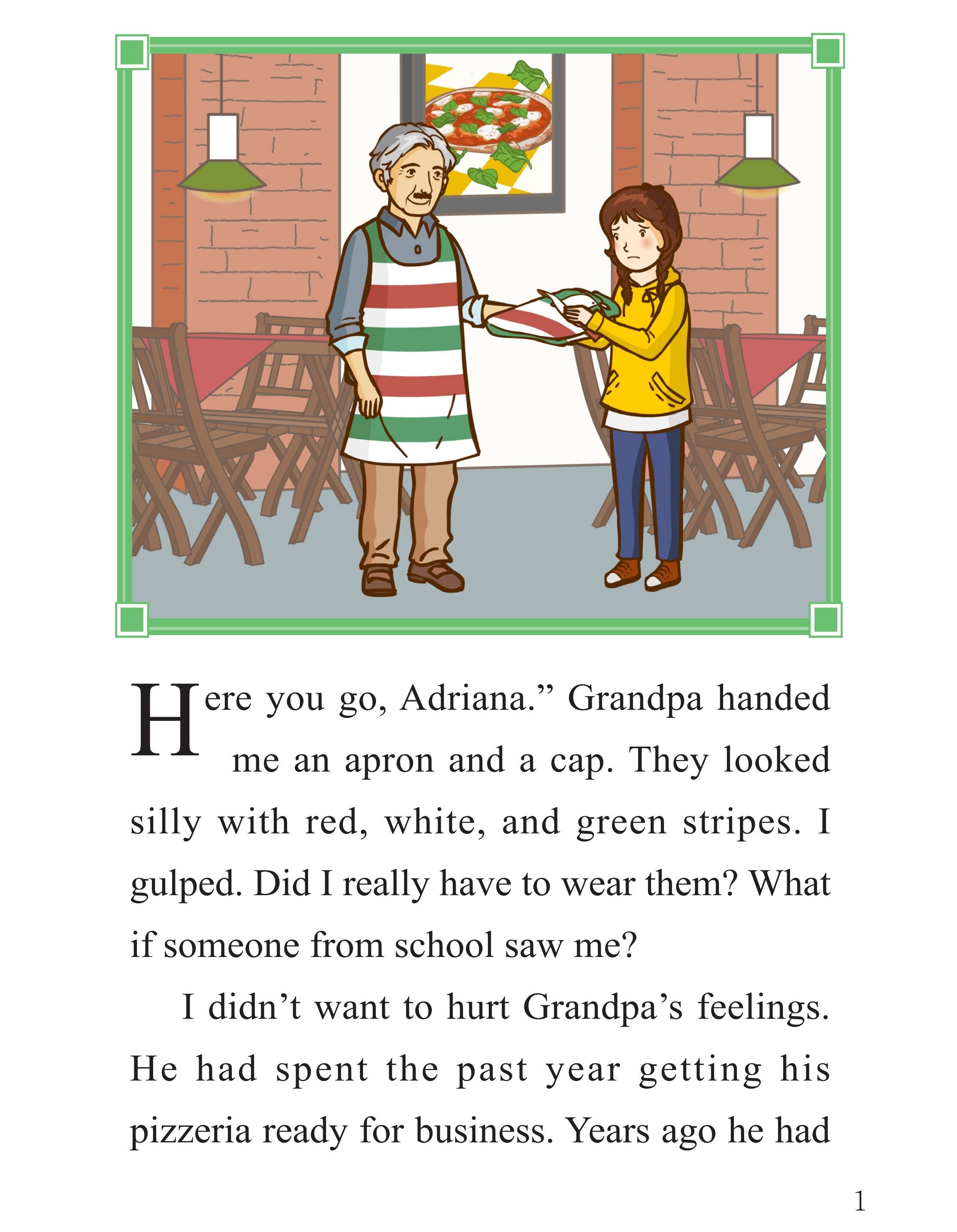 An Italian Pizzeria绘本故事第2页