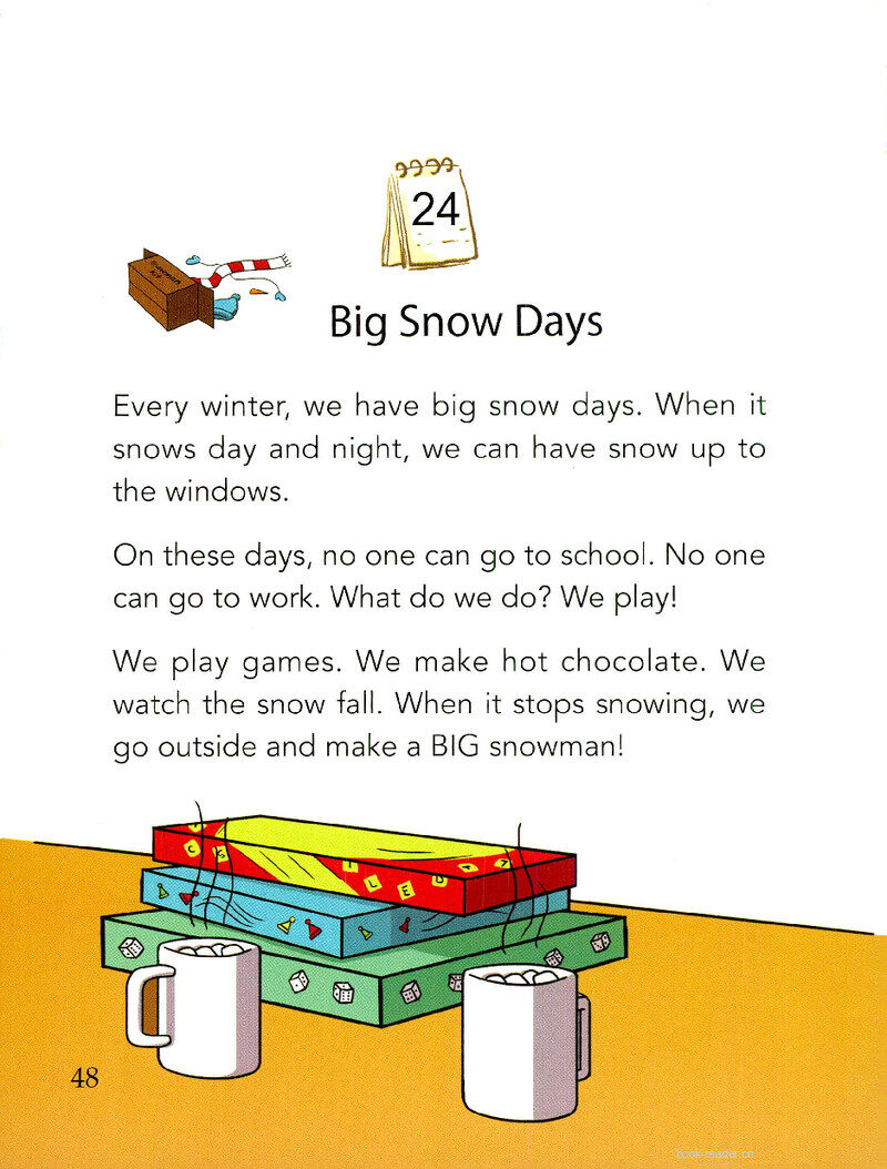  Big Snow Days绘本故事第2页