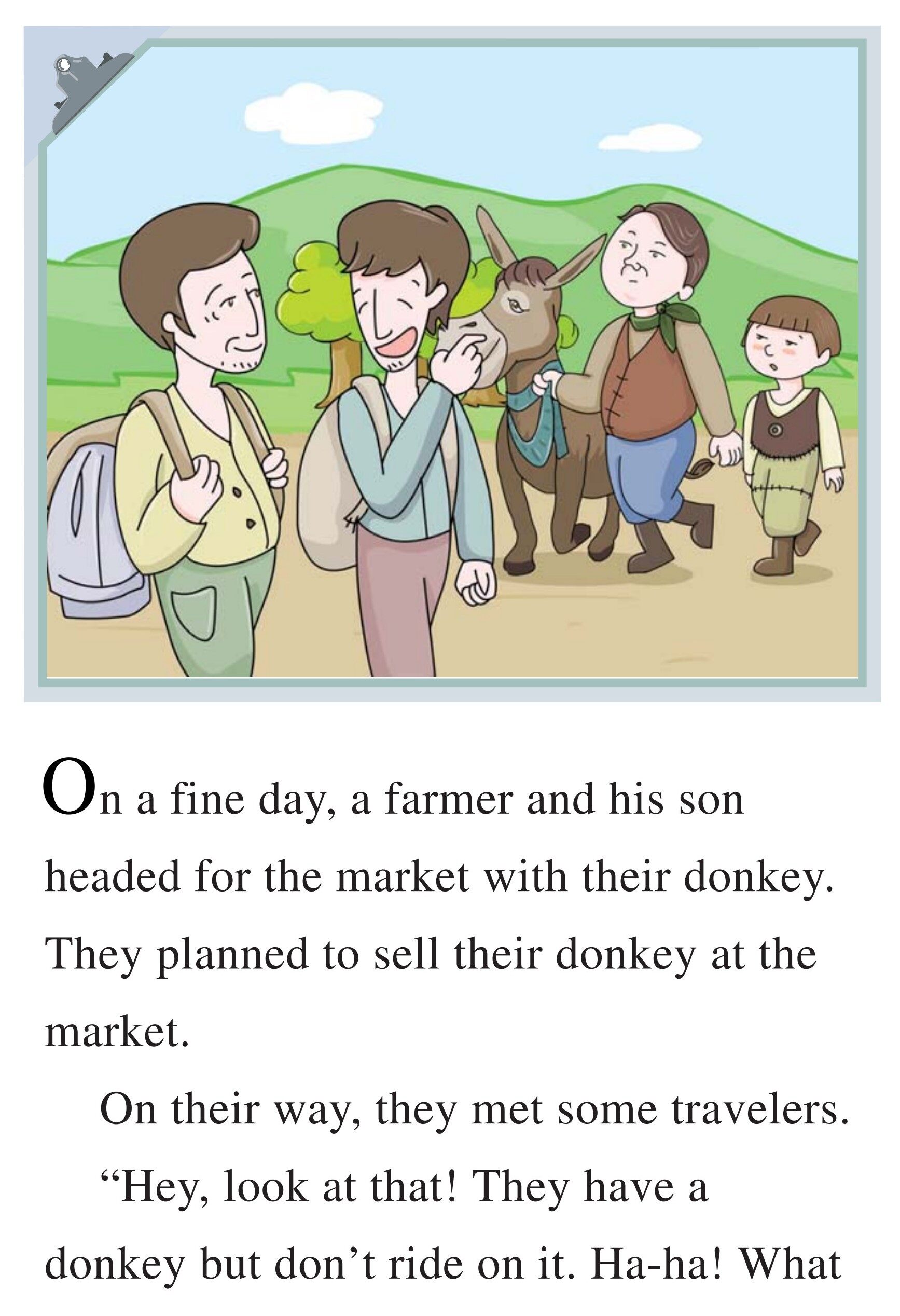 The Man, His Son, and Their Donkey绘本故事第3页