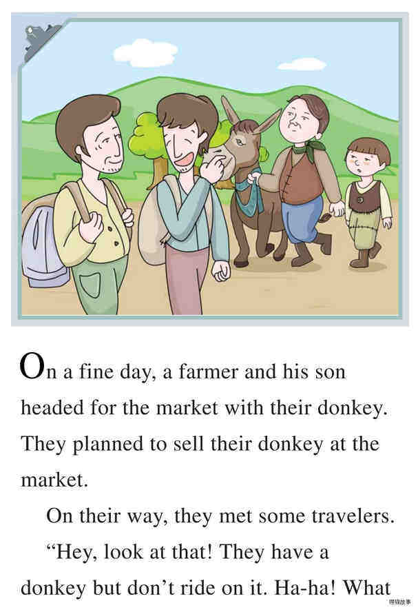 The Man, His Son, and Their Donkey绘本故事第3页