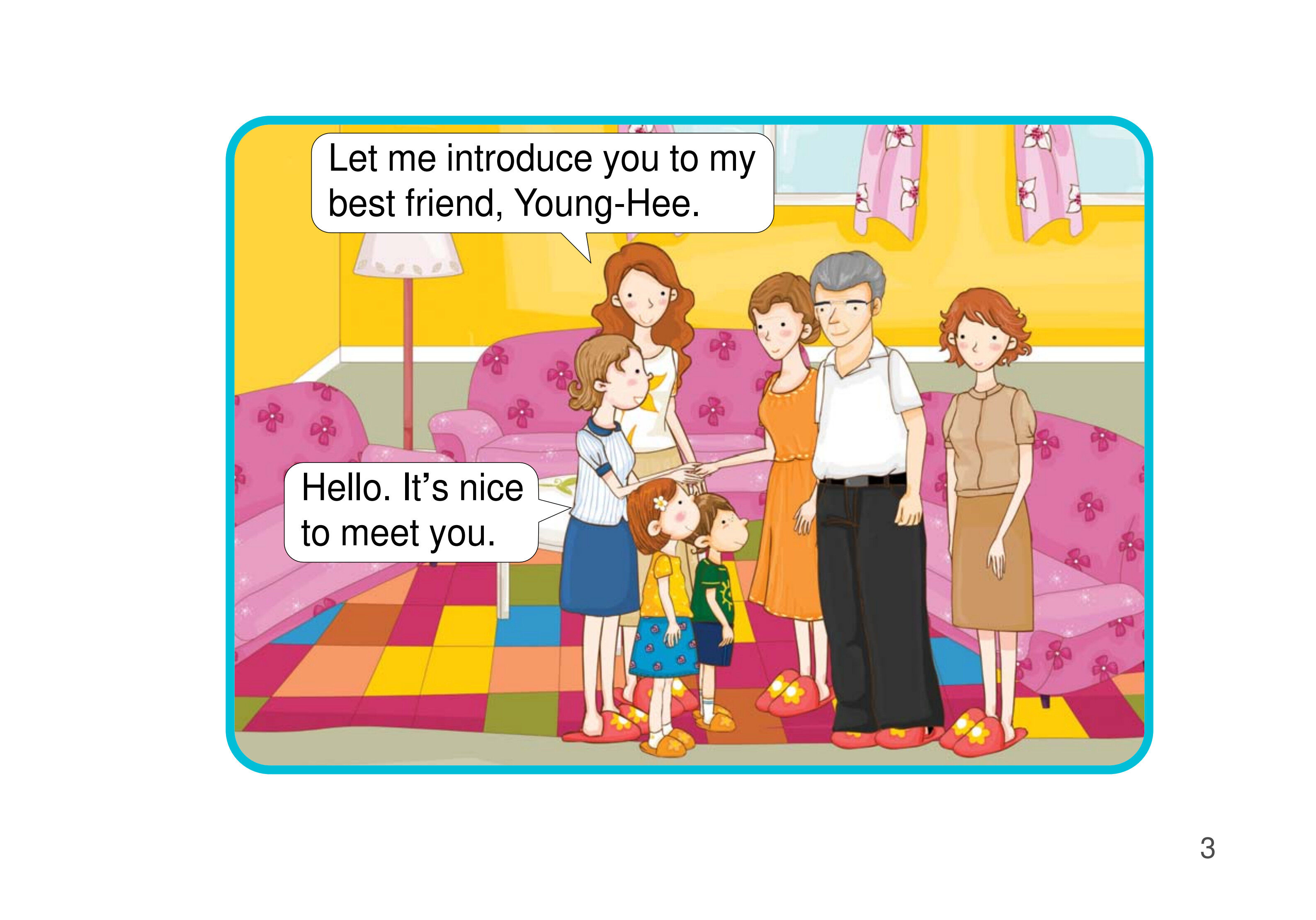 Meeting the Wedding Guests绘本故事第4页