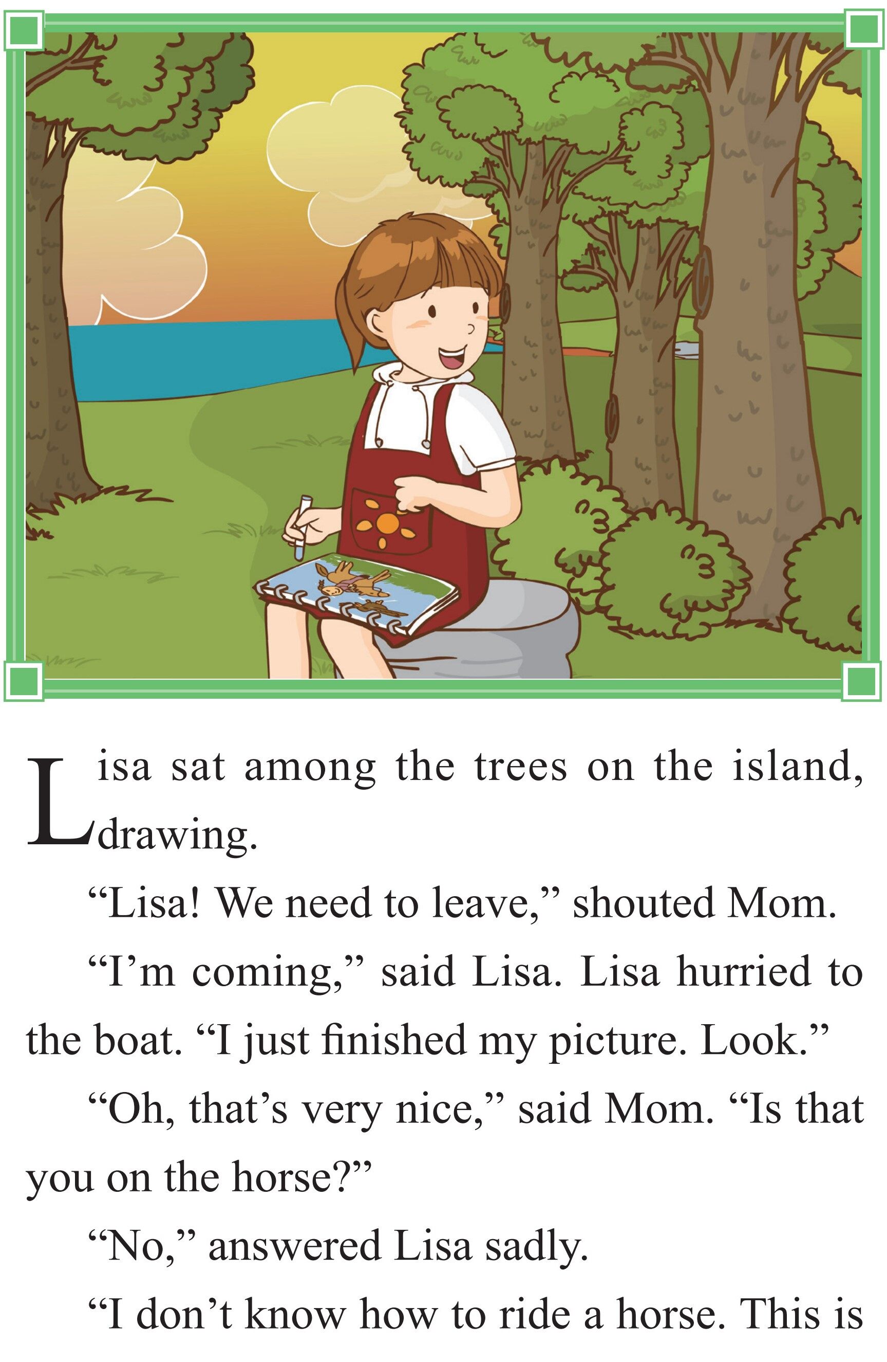 Lisa’s Wish绘本故事第2页