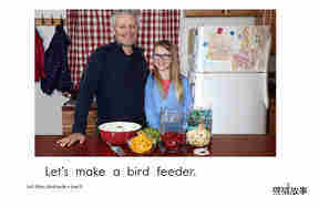 Let's Make a Bird Feeder绘本故事第3页