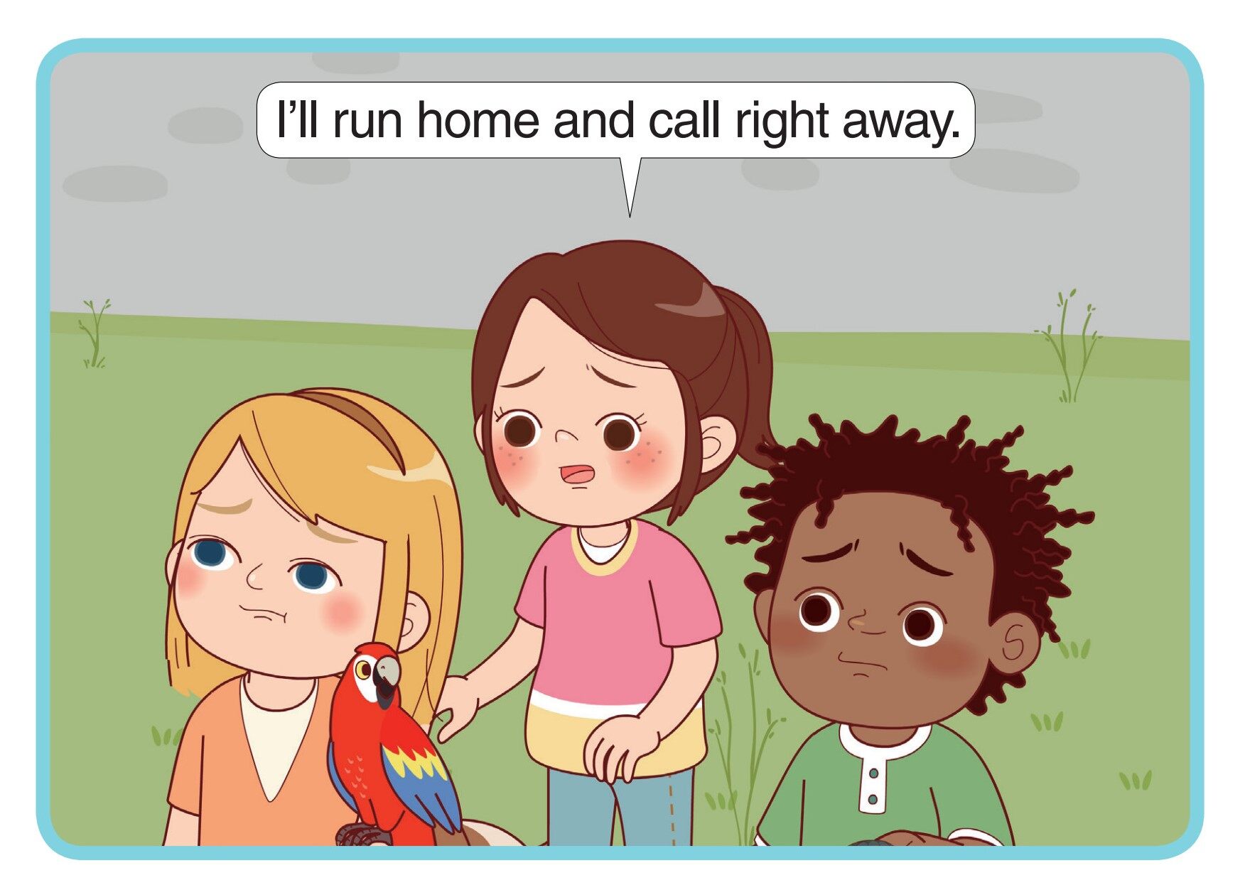 The Pet Lovers Club 43_Hold On, Whiskers!绘本故事第4页