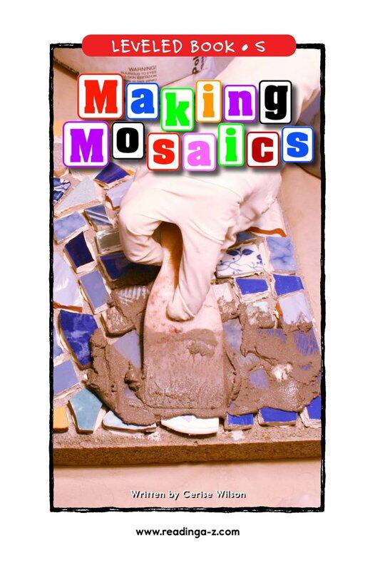 Making Mosaics绘本故事第2页