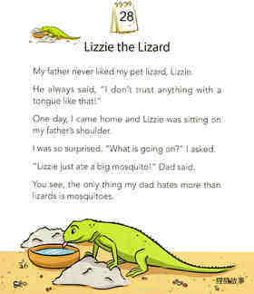 Lizzie the Lizard绘本故事第2页