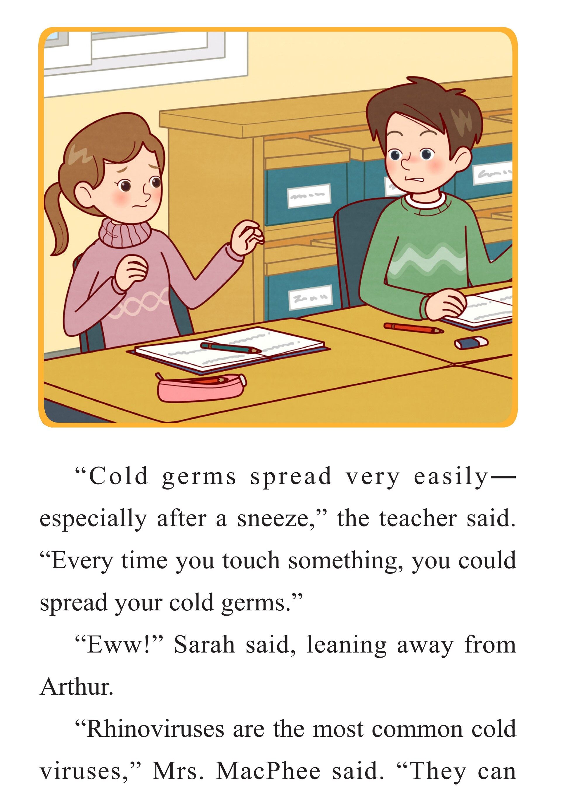 Arthur's Big Sneeze绘本故事第4页