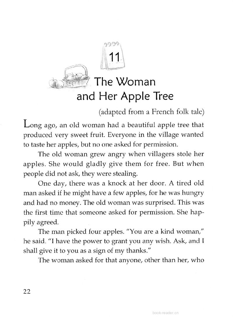 The Woman and Her Apple Tree绘本故事第2页