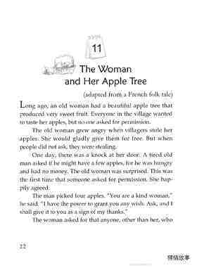 The Woman and Her Apple Tree绘本故事第2页