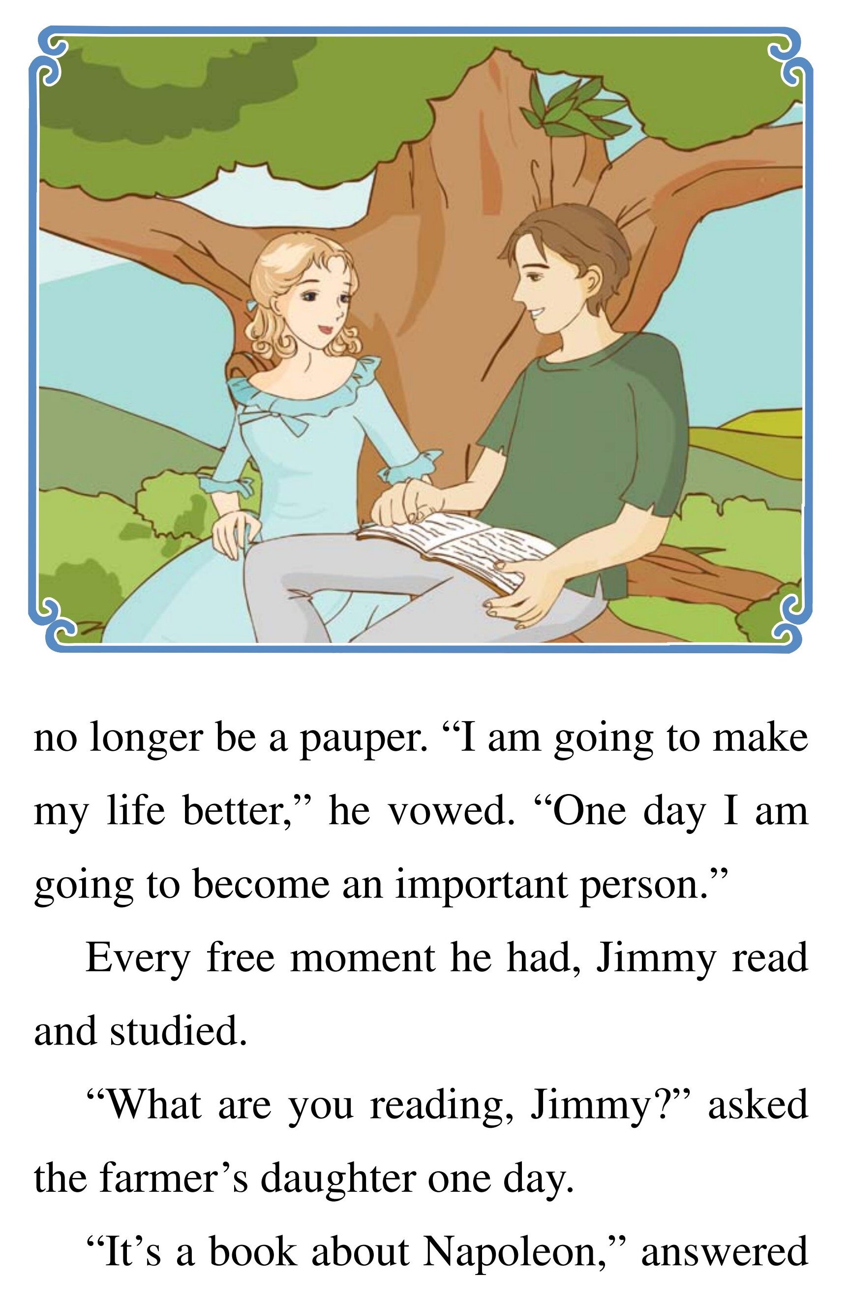 From Pauper to President绘本故事第5页