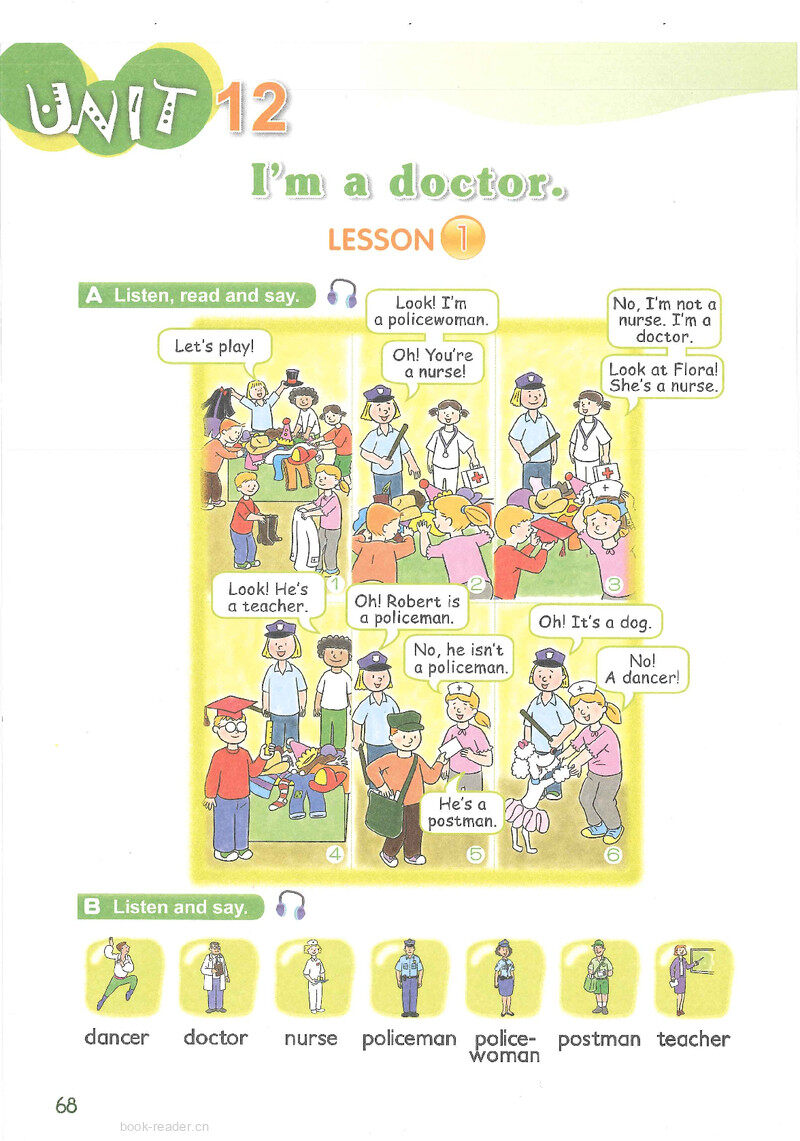 12 I'm a doctor绘本故事第2页