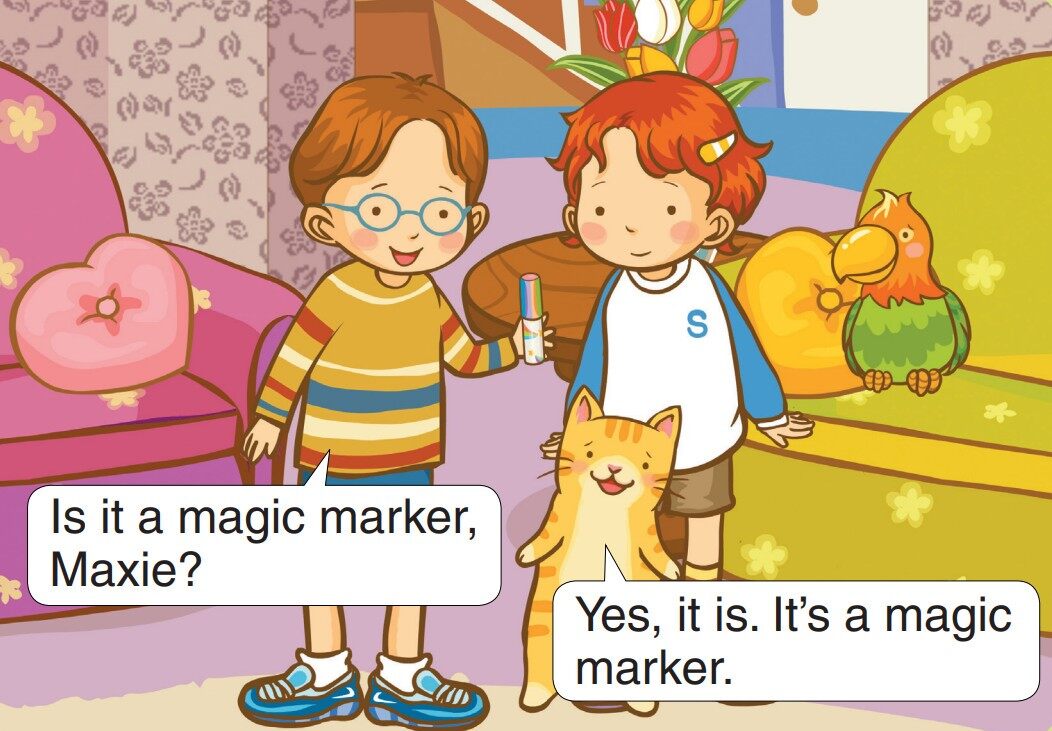 Is It a Magic Marker?绘本故事第3页
