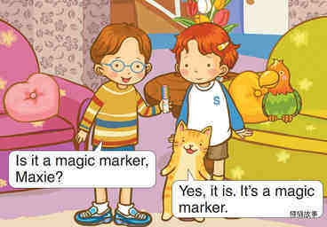 Is It a Magic Marker?绘本故事第3页
