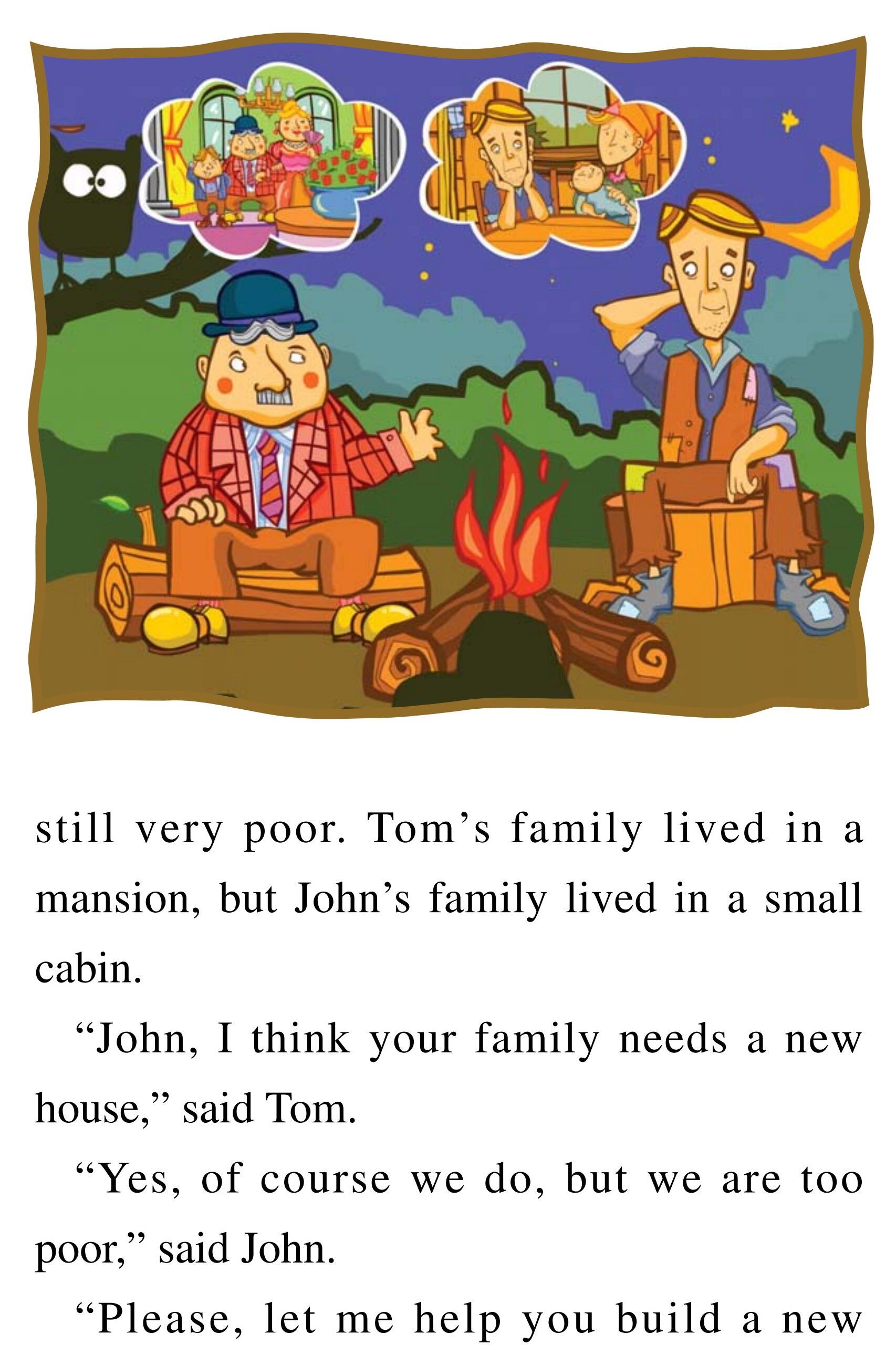 The Bear and the Two Travelers绘本故事第4页