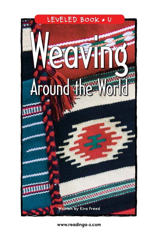 Weaving Around the World绘本故事第2页
