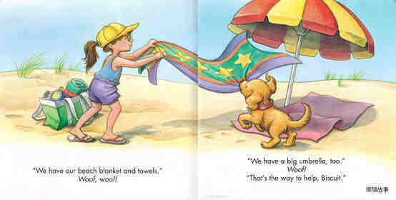 Biscuit's First Beach Day绘本故事第4页