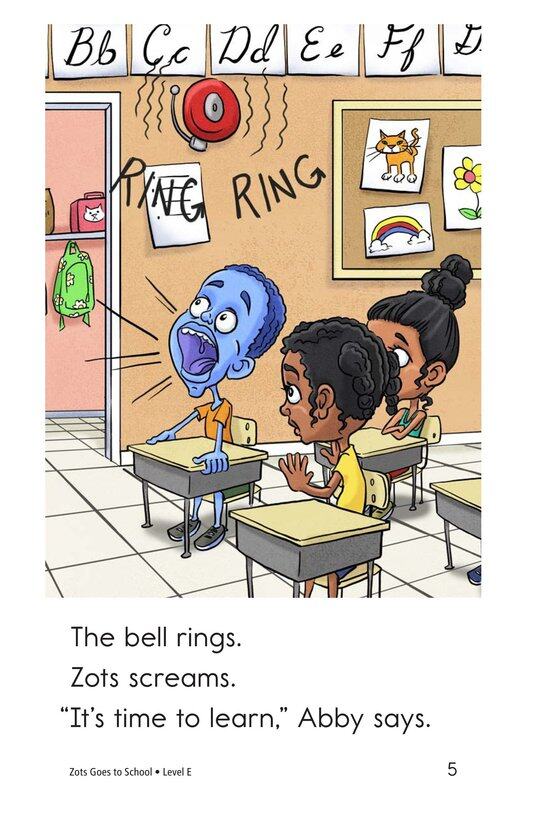 Zots Goes to School绘本故事第5页