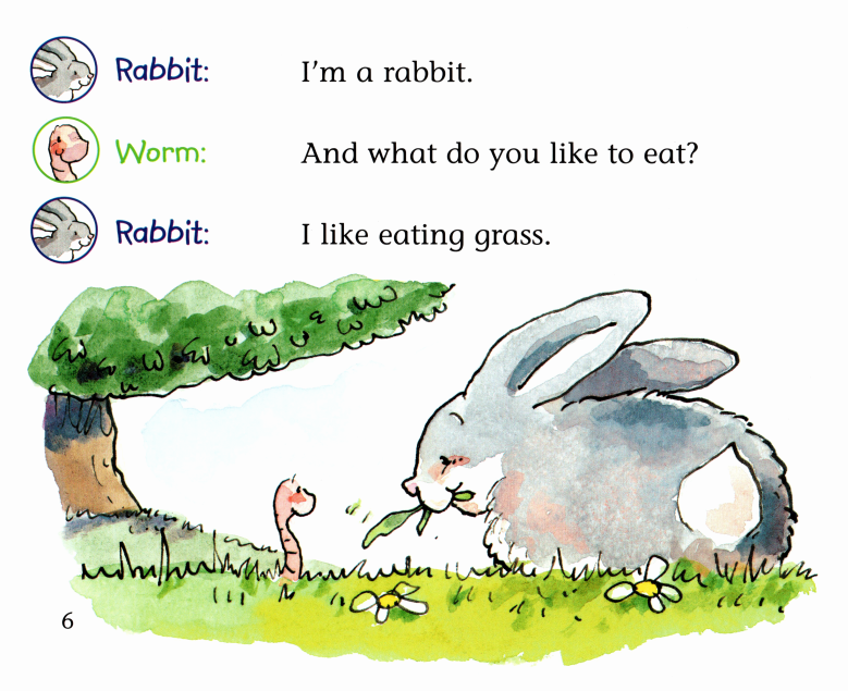 Worm Looks for Lunch绘本故事第5页