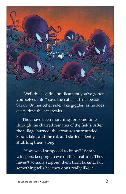 The Cat and the Tunnel绘本故事第3页