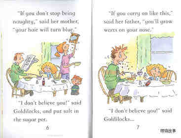 Goldilocks and Three Bears绘本故事第5页