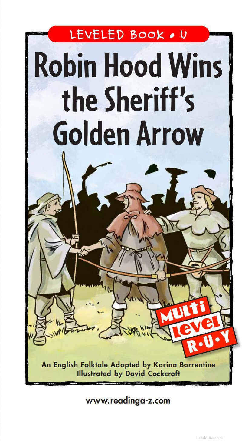 Robin Hood Wins the Sheriff's Golden Arrow绘本故事第2页