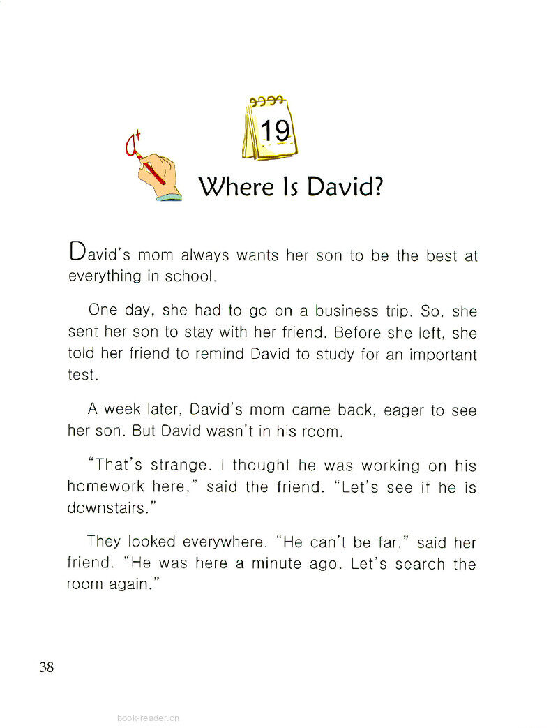 Where Is David?绘本故事第2页