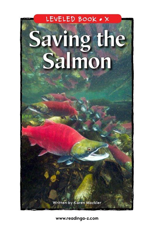 Saving the Salmon绘本故事第2页