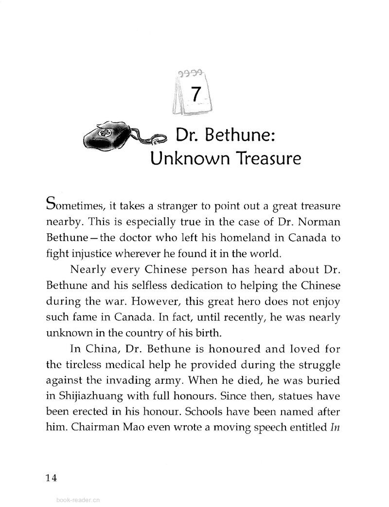 Dr. Bethune: Unknown Treasure绘本故事第2页