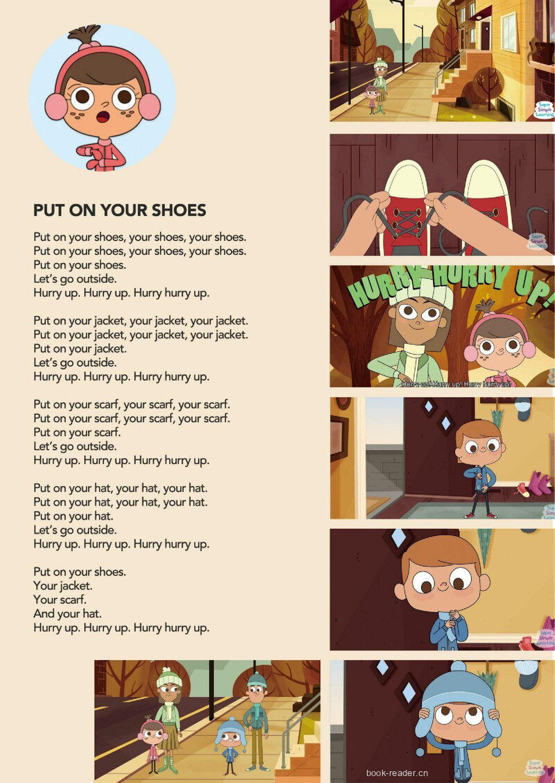 Put On Your Shoes绘本故事第2页