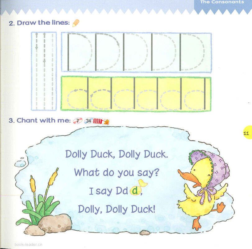 3 Sound of the Letter Dd绘本故事第4页
