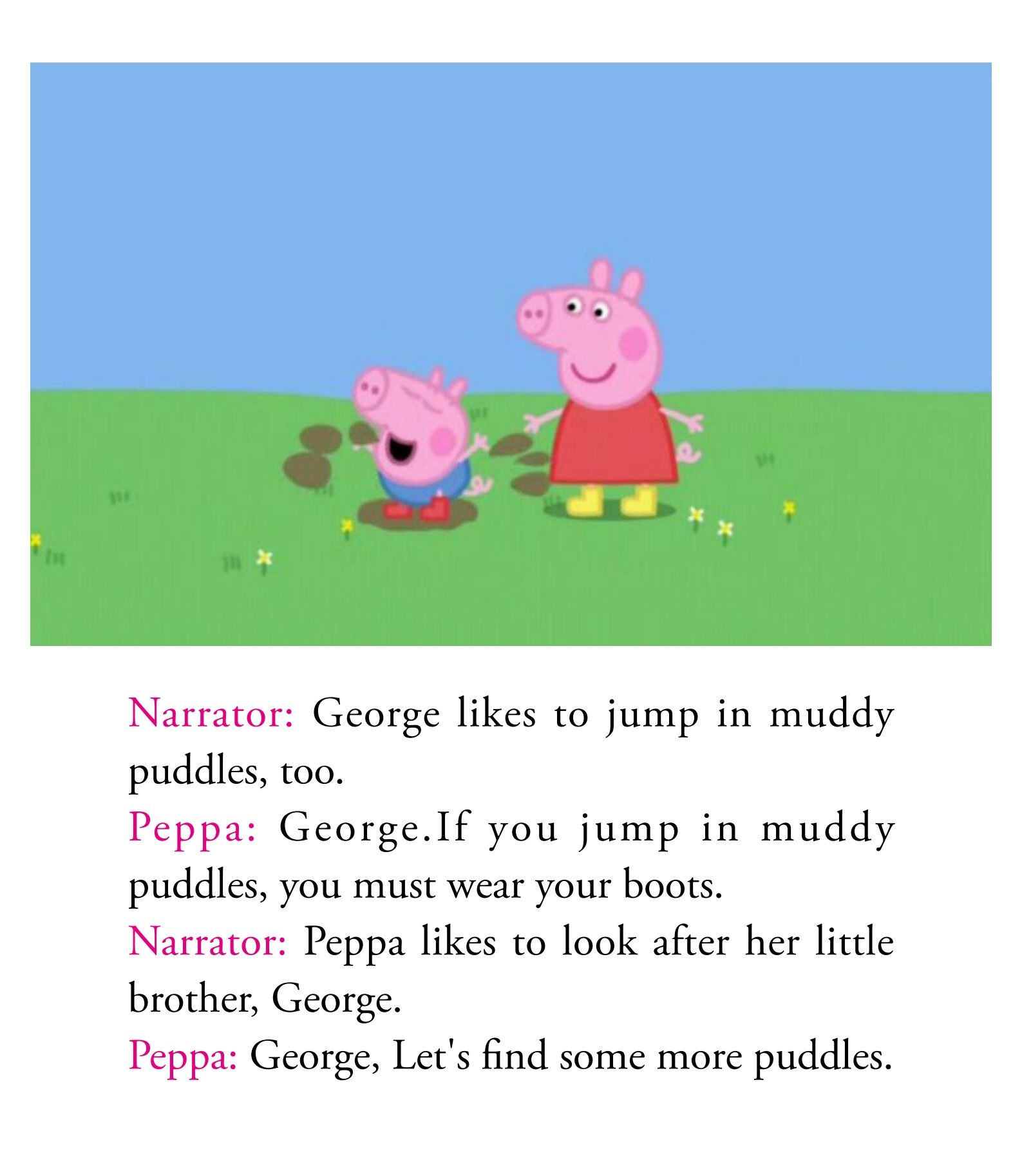 Muddy Puddles绘本故事第5页