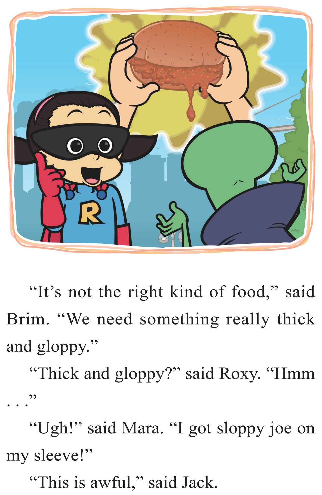 A Sticky Situation绘本故事第5页