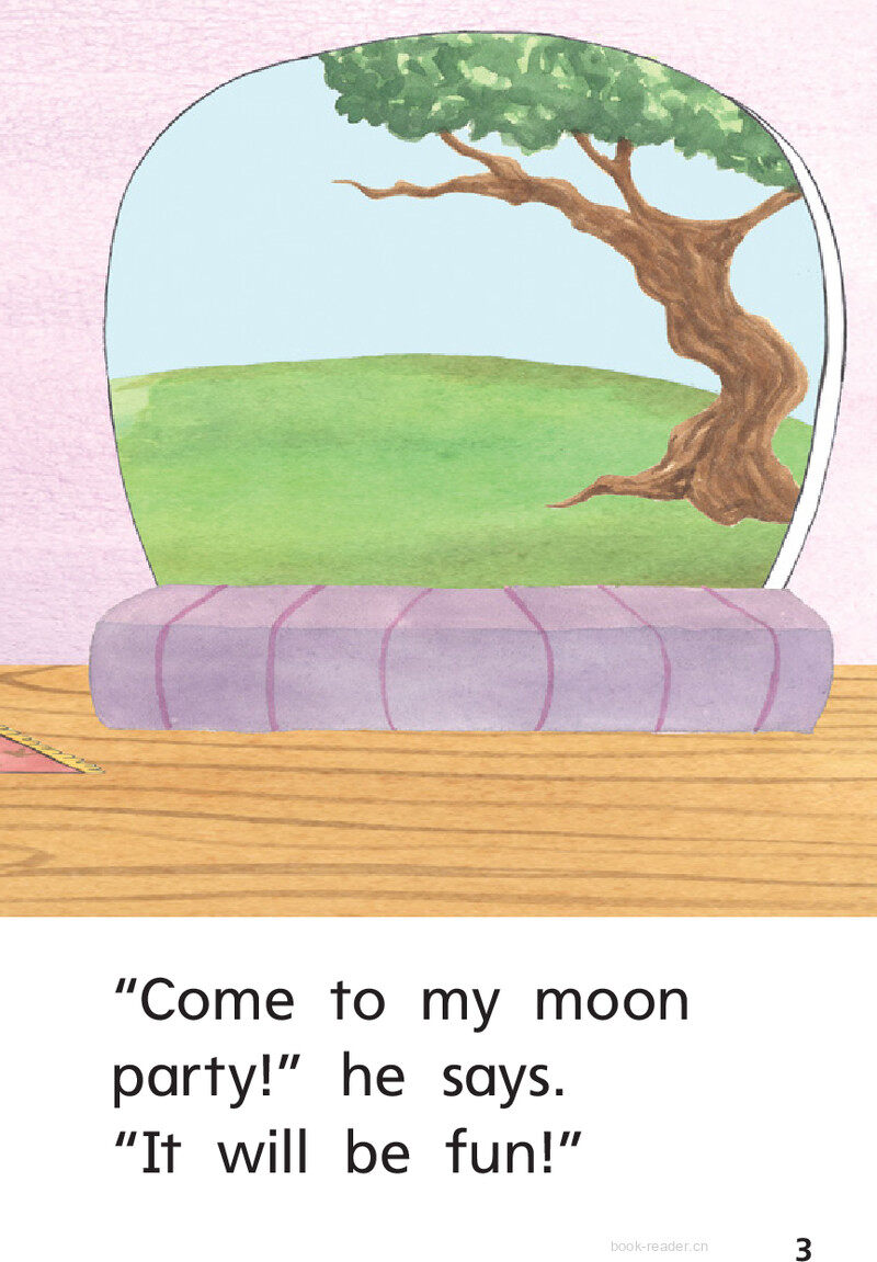 G1 App U1W3 Mouse's Moon Party绘本故事第5页
