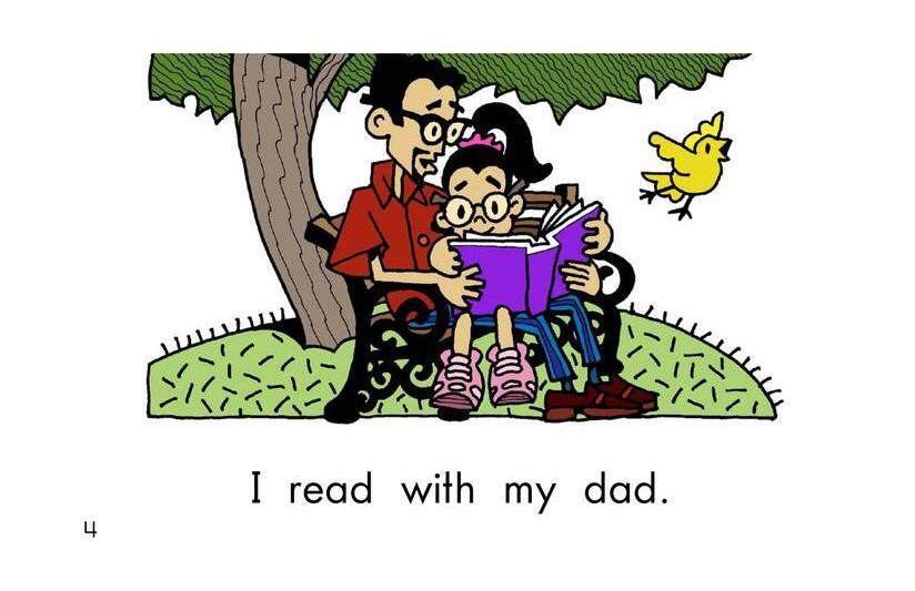 I Read a Book绘本故事第4页