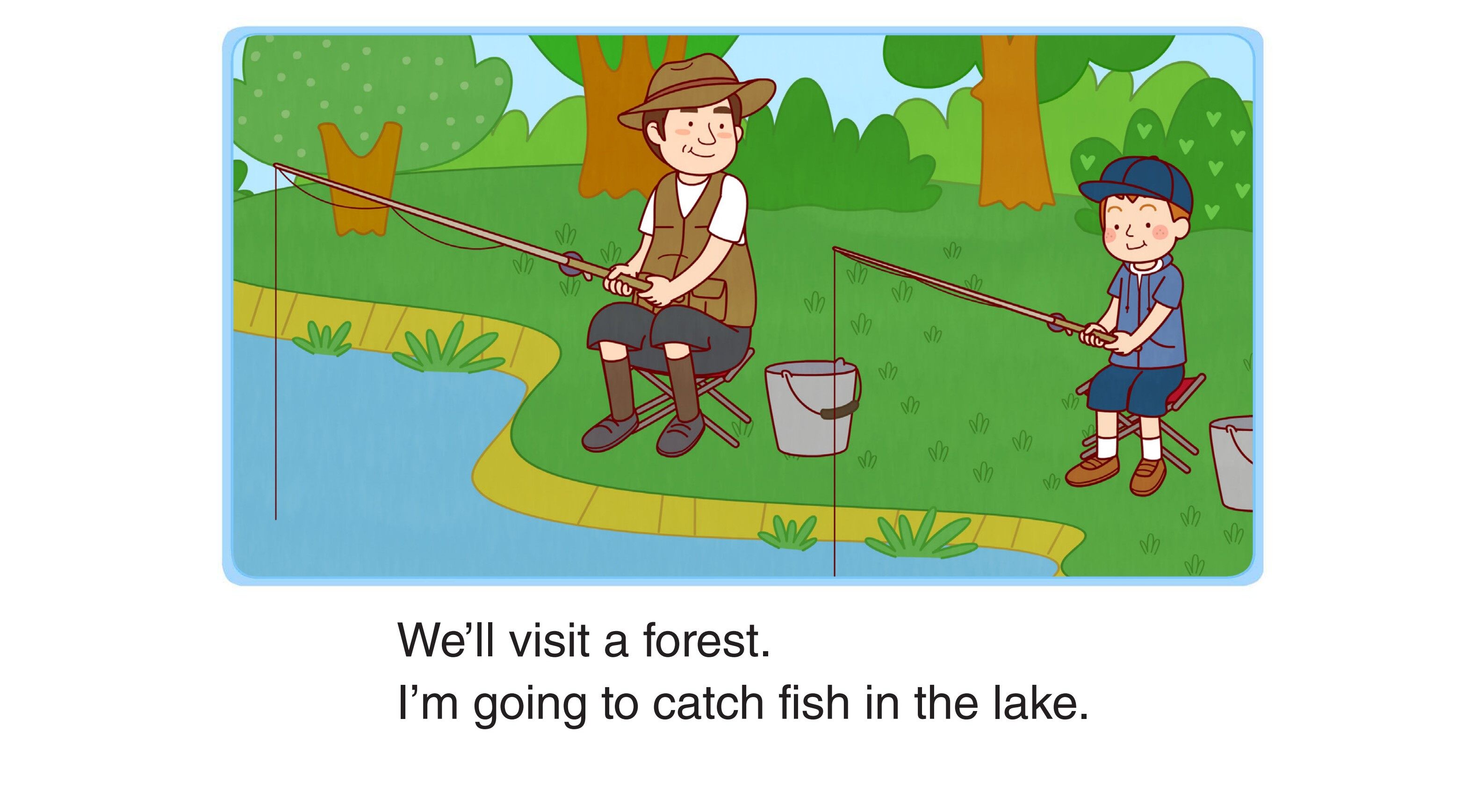 My Summer Vacation绘本故事第4页