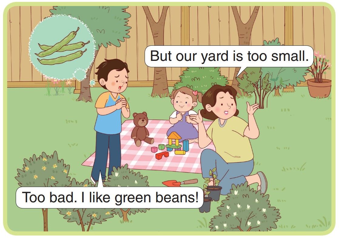 Bees and Vegetables绘本故事第3页