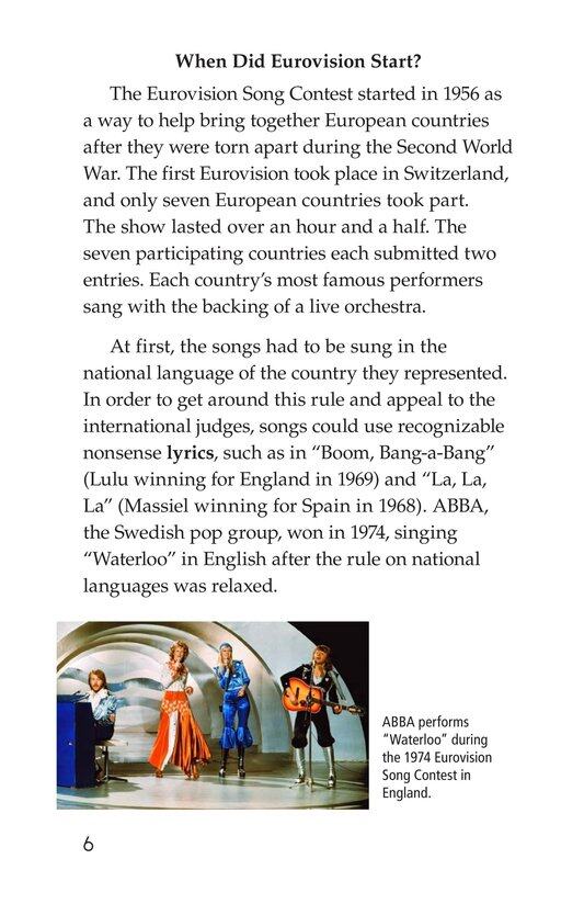 The Eurovision Song Contest!绘本故事第5页