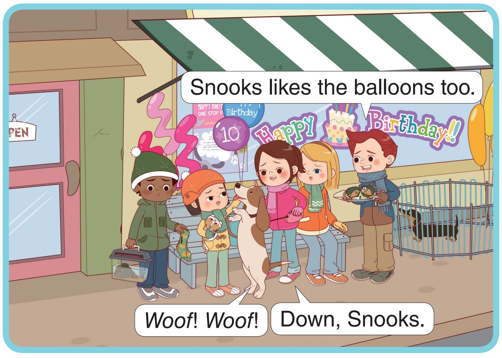 Bye, Bye, Balloons!绘本故事第3页